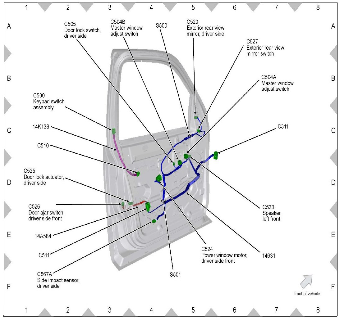 Factory service manual diagram