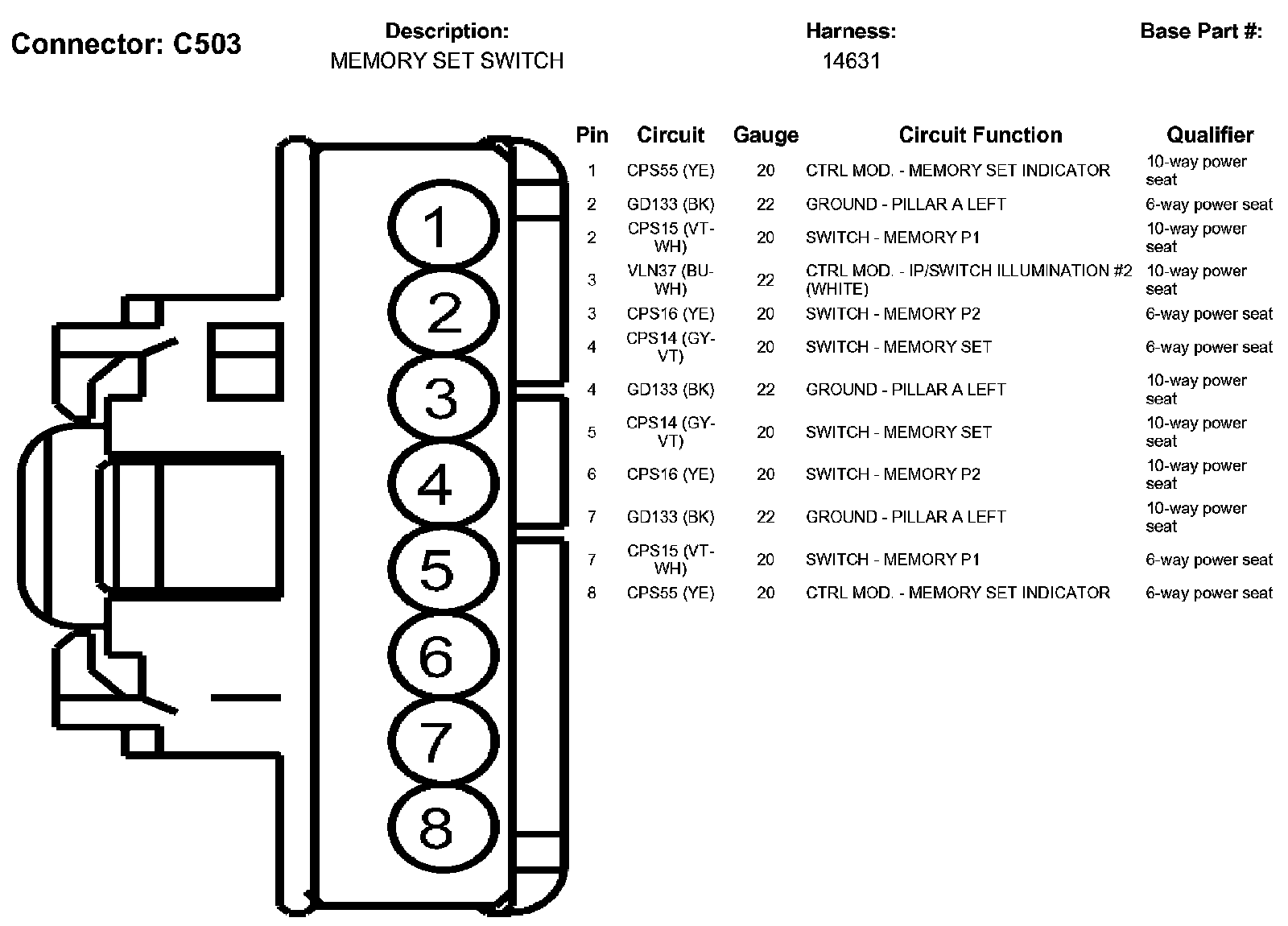 Factory service manual diagram