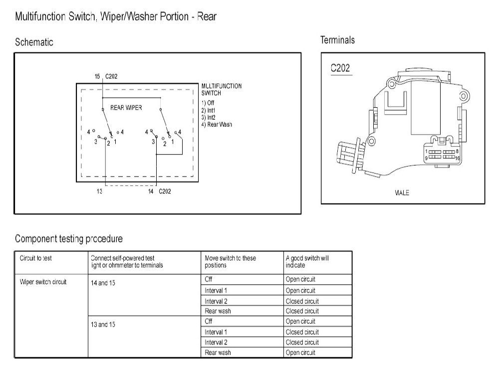 Factory service manual diagram
