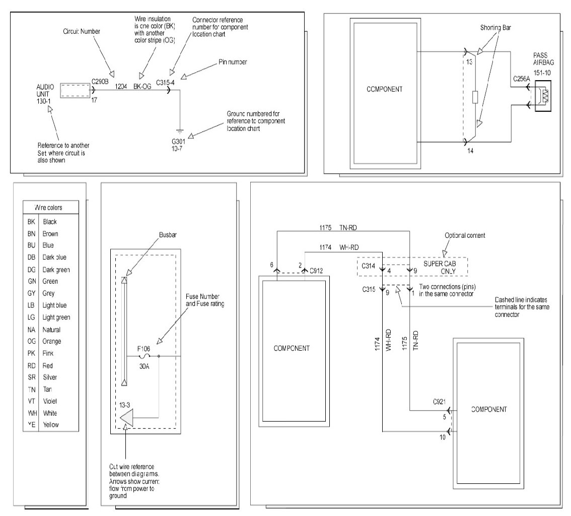 Factory service manual diagram