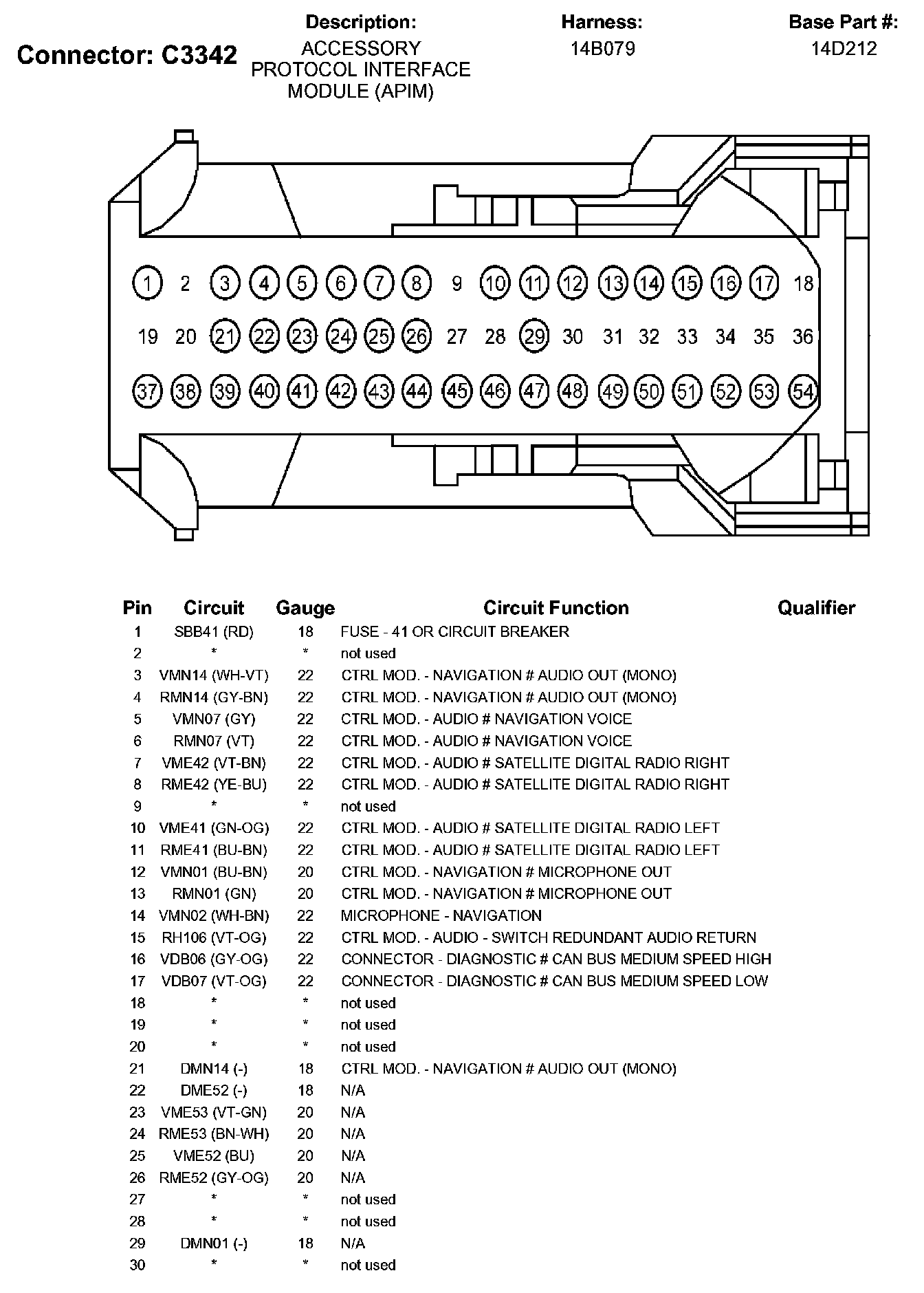 Factory service manual diagram