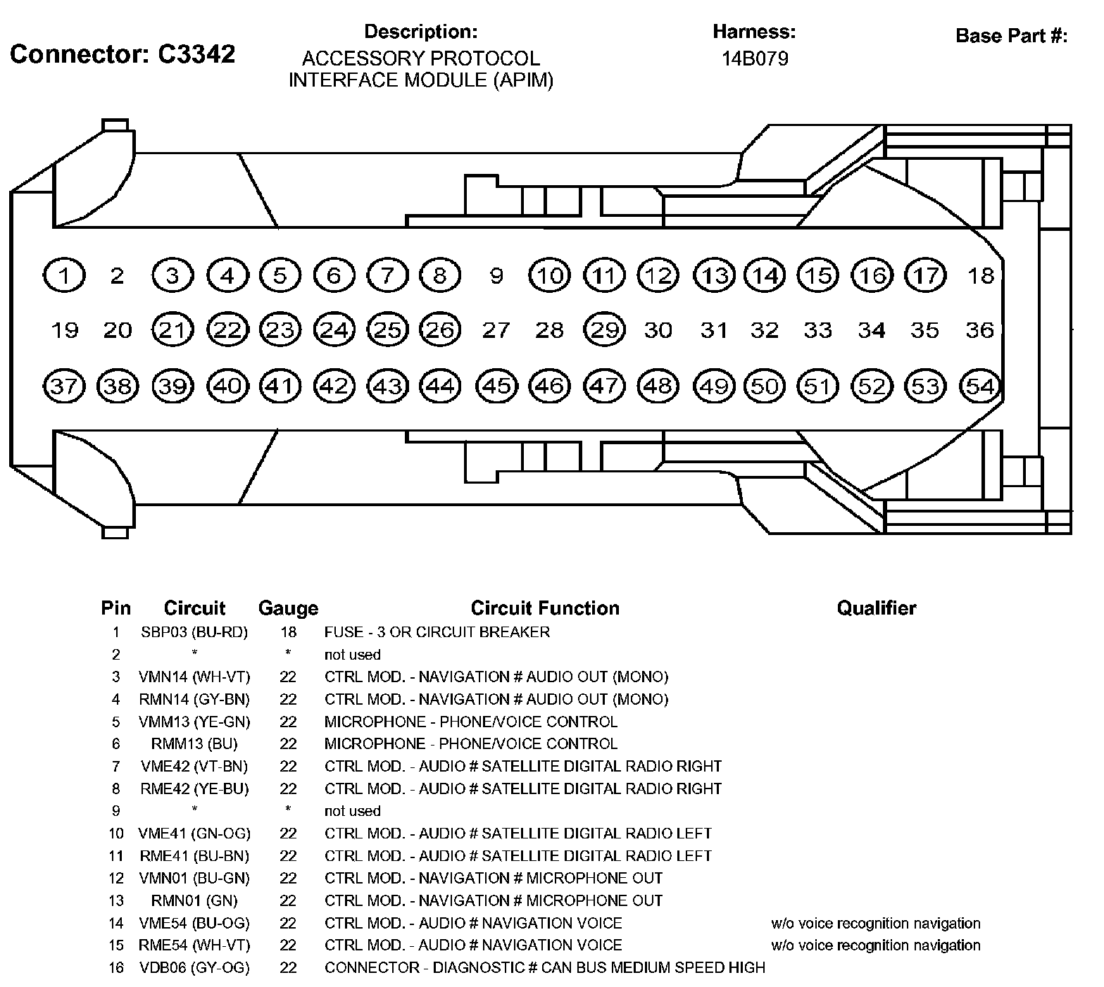 Factory service manual diagram