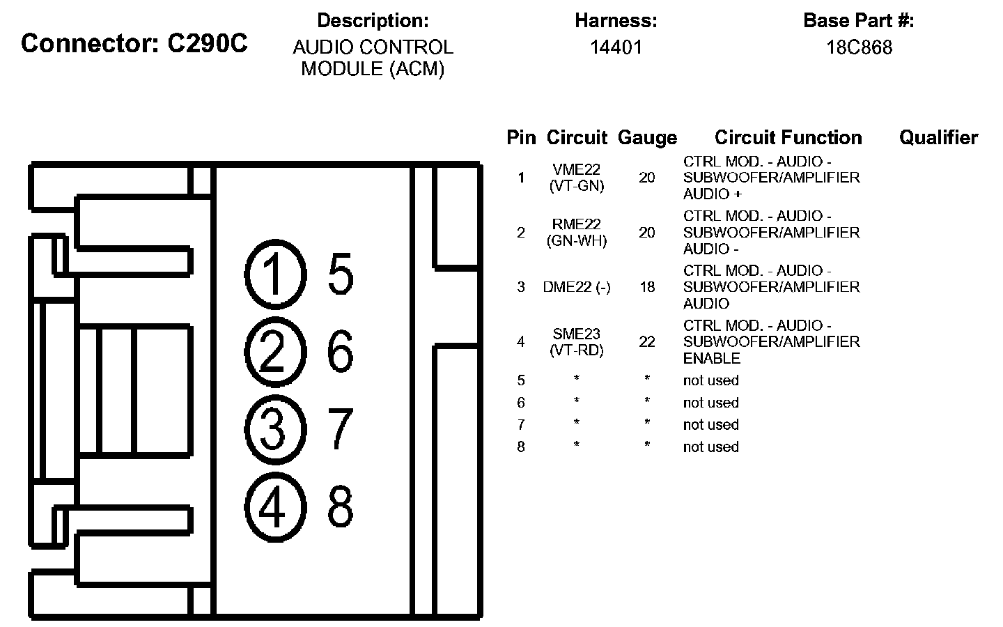 Factory service manual diagram