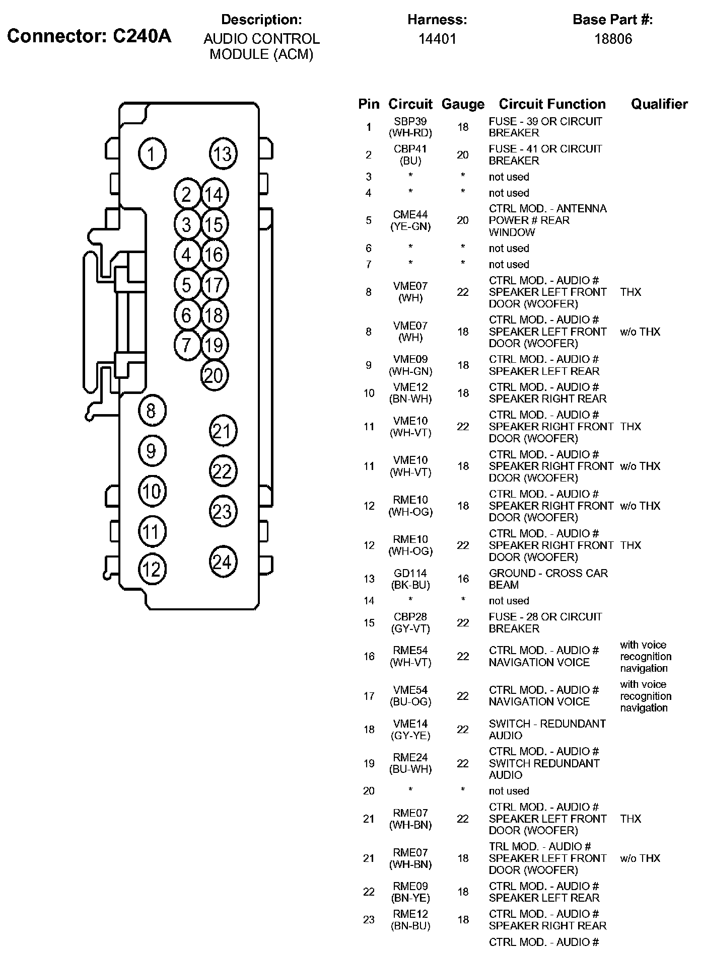 Factory service manual diagram