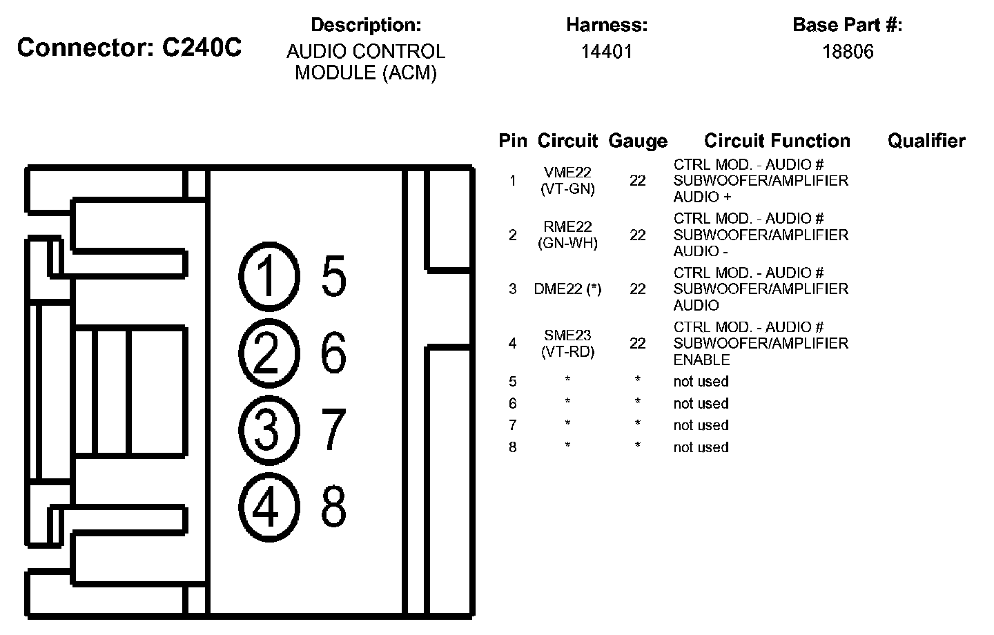 Factory service manual diagram