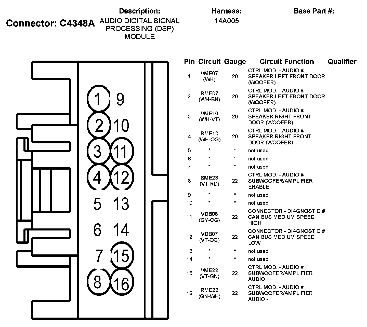 Factory service manual diagram