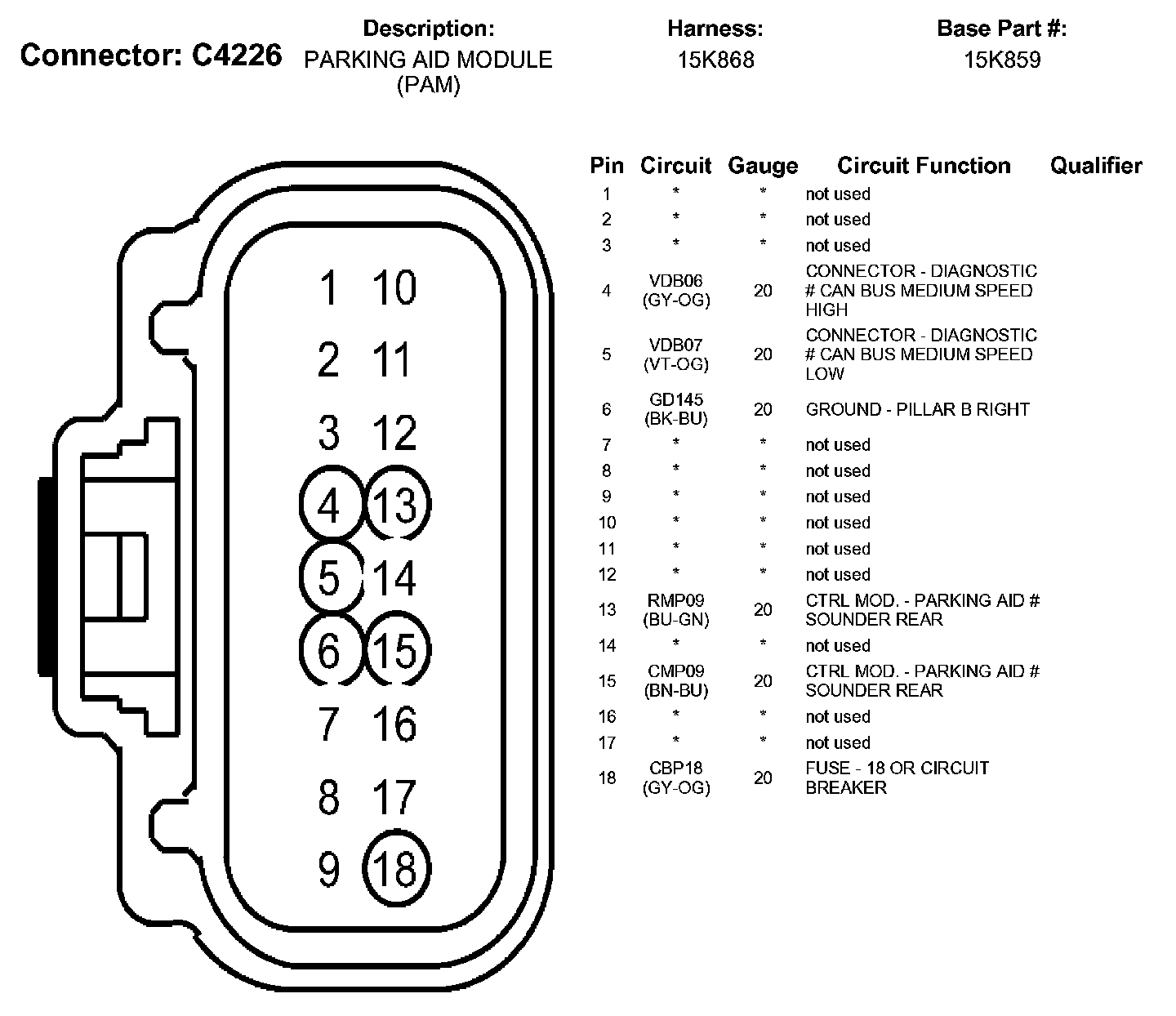 Factory service manual diagram