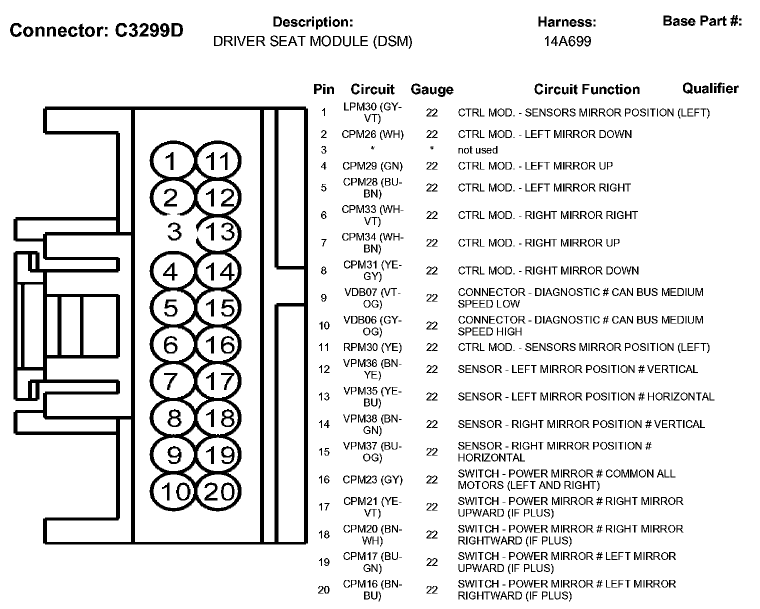 Factory service manual diagram