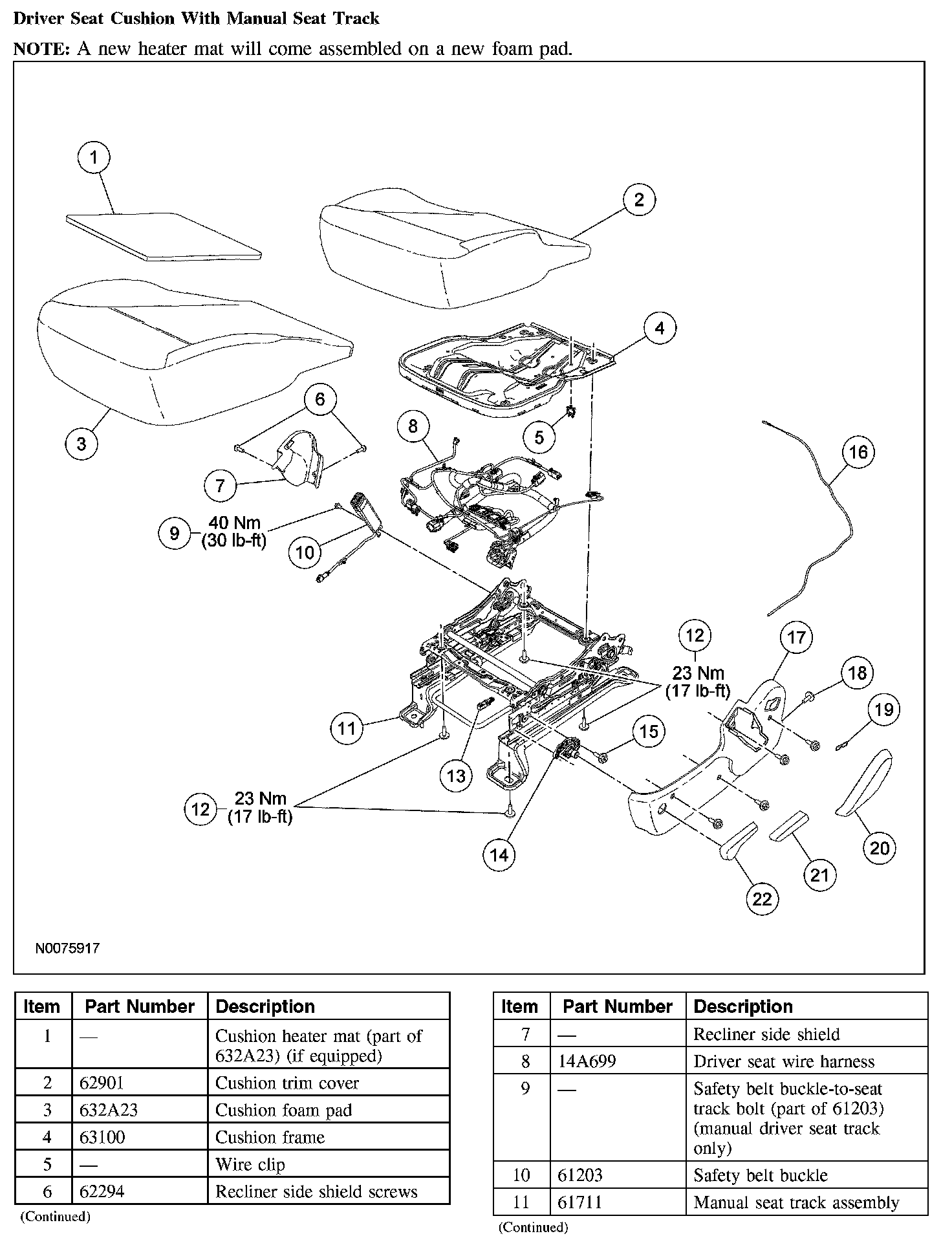 Factory service manual diagram