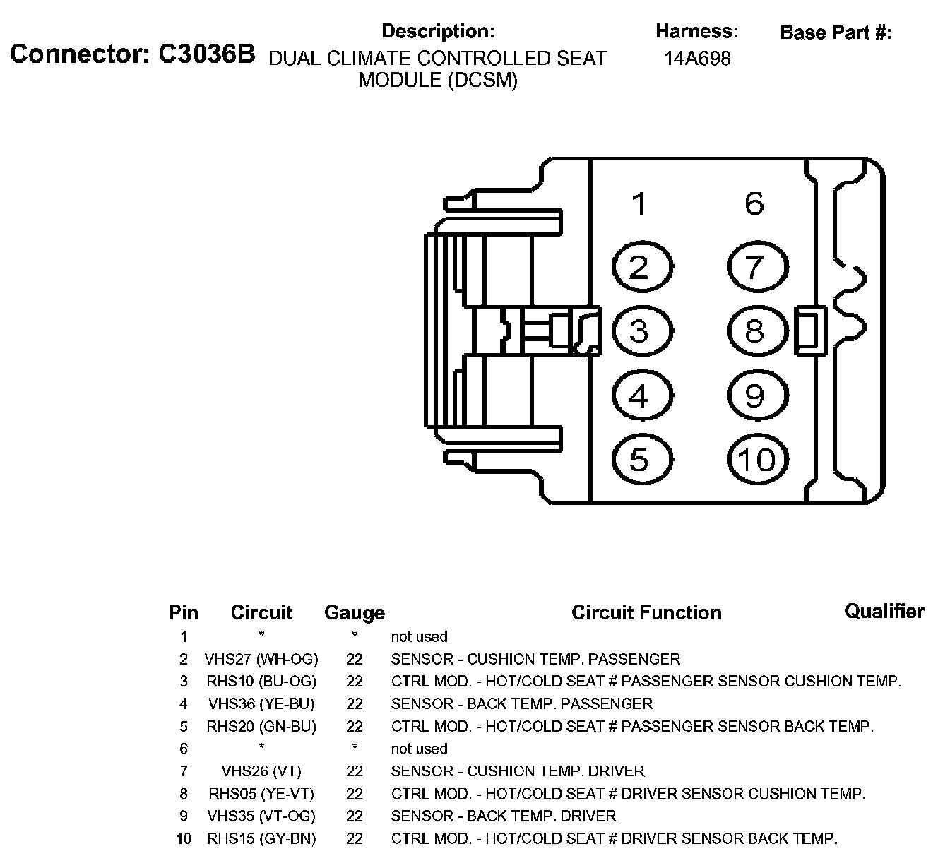 Factory service manual diagram