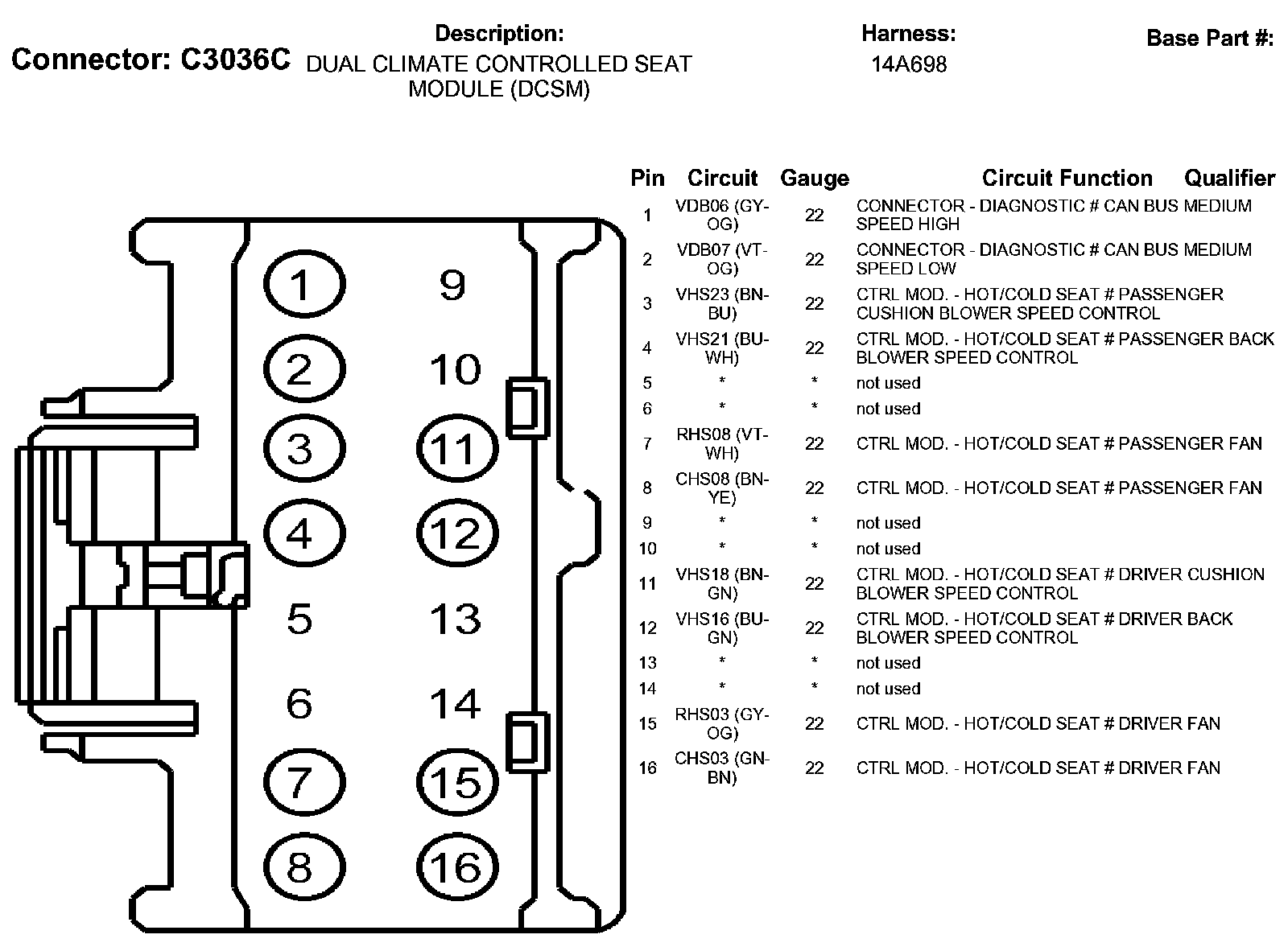 Factory service manual diagram