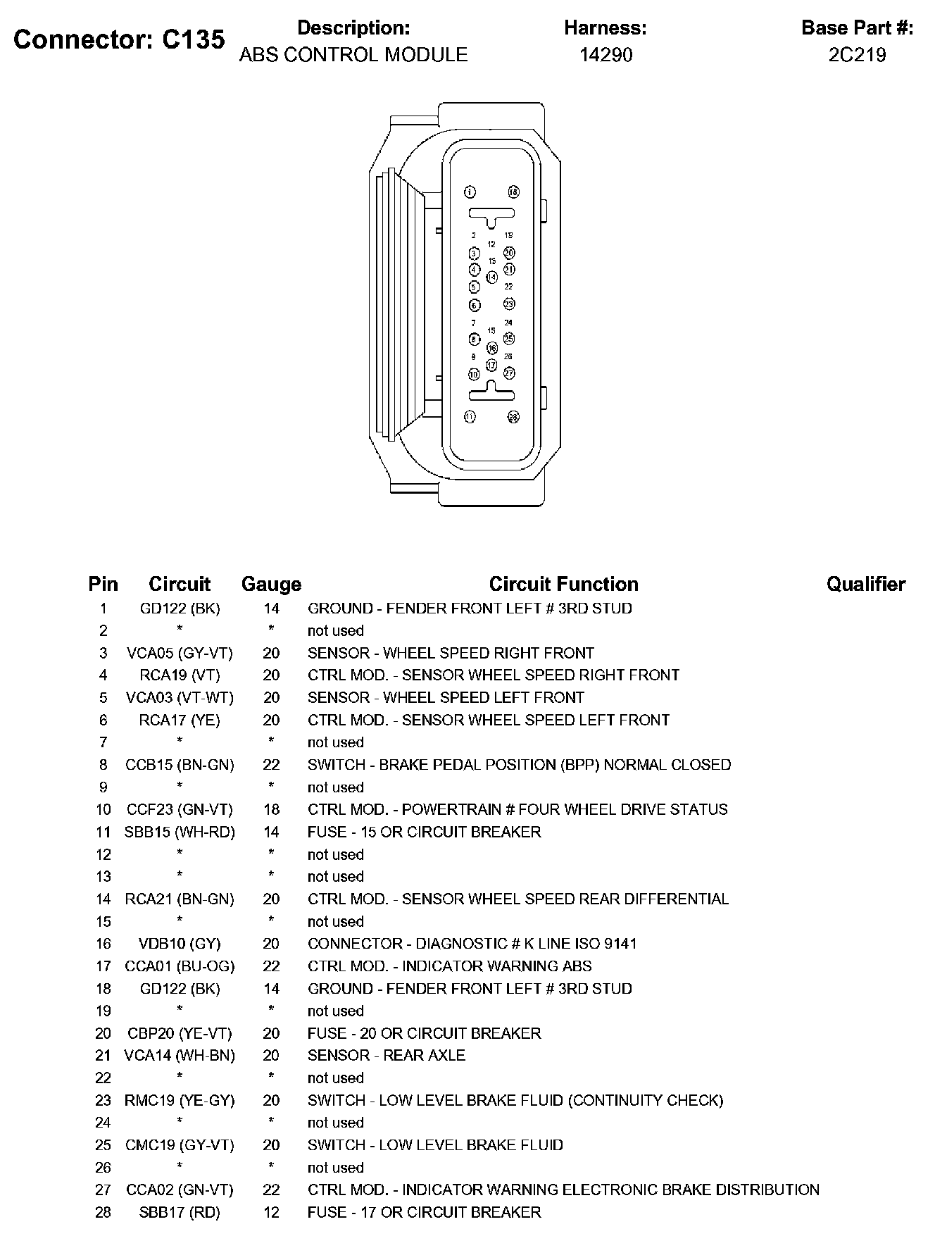 Factory service manual diagram