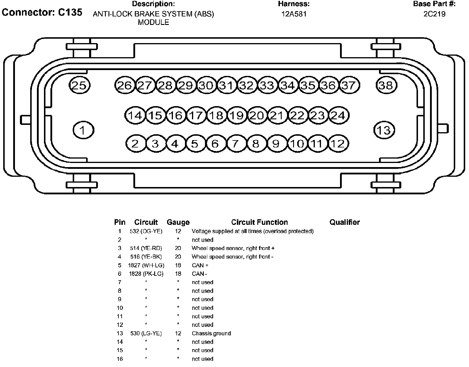 Factory service manual diagram