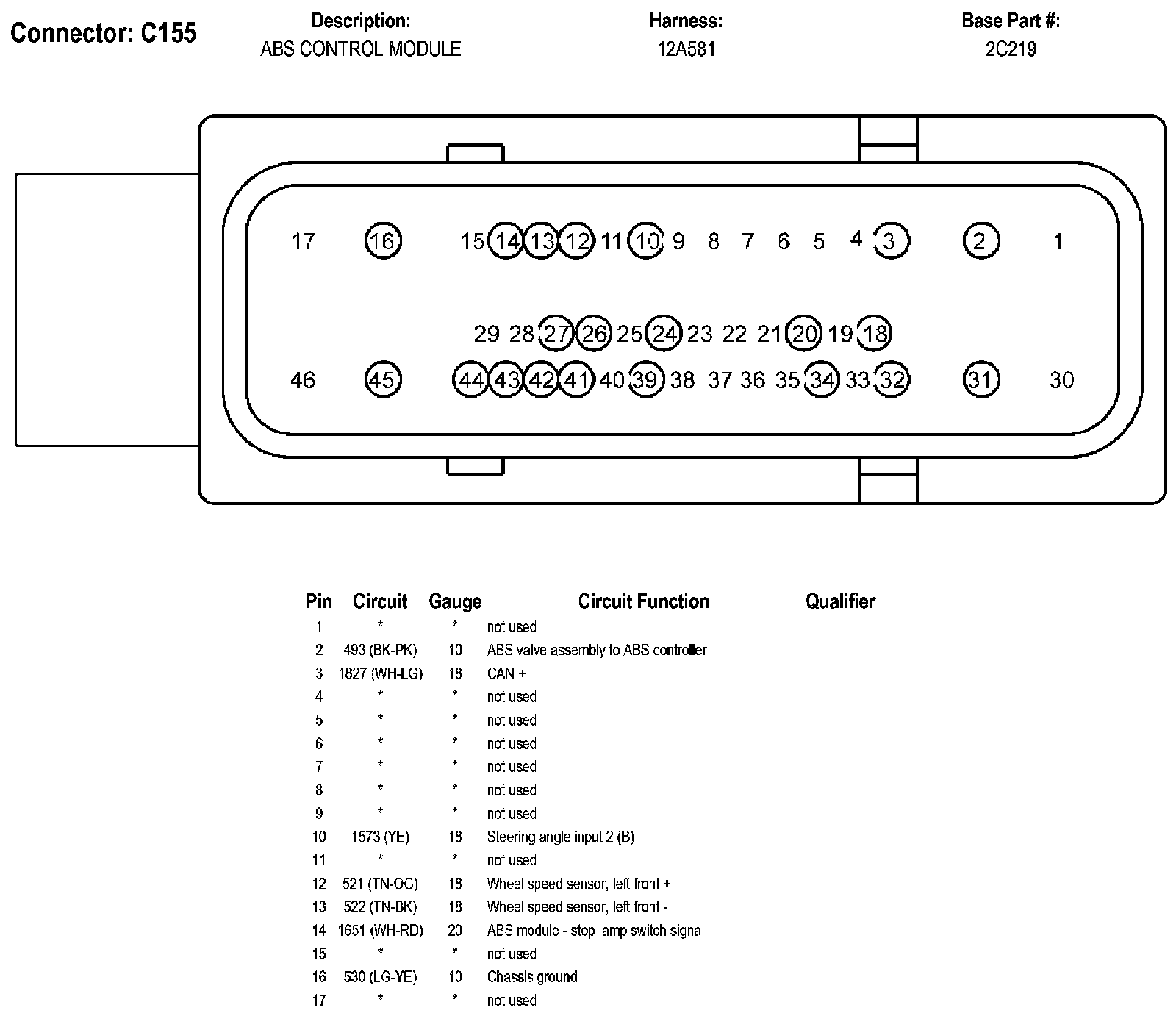 Factory service manual diagram