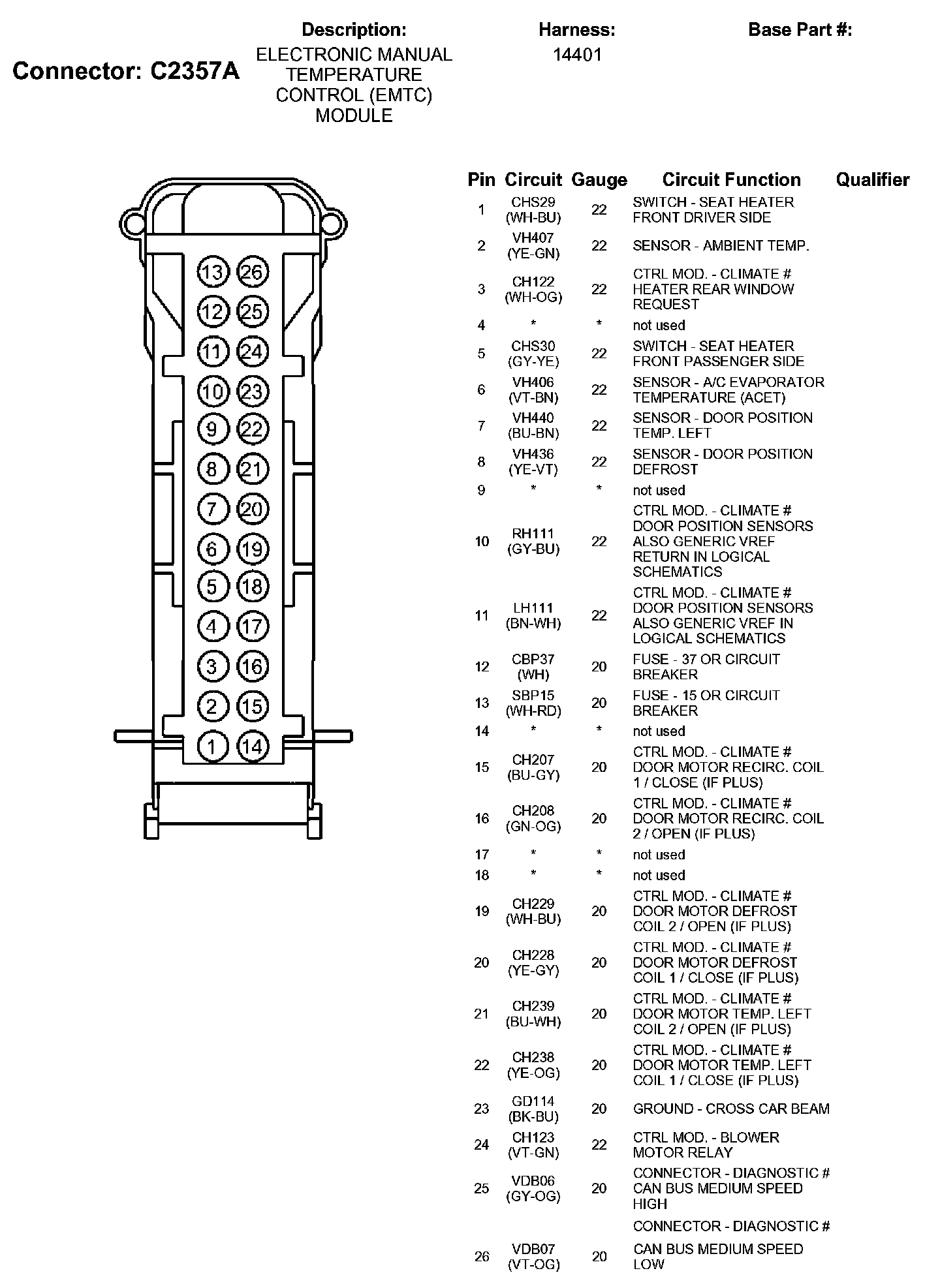 Factory service manual diagram
