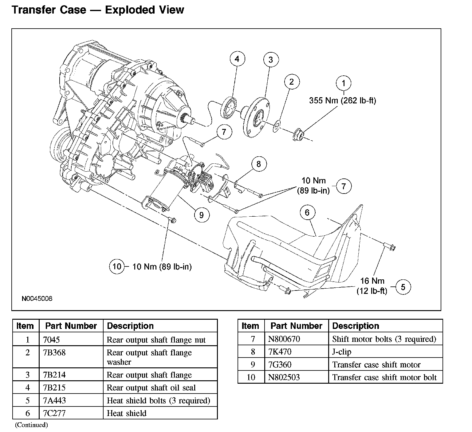 Factory service manual diagram
