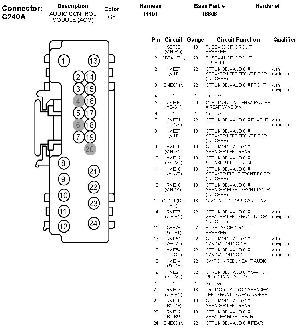 Factory service manual diagram