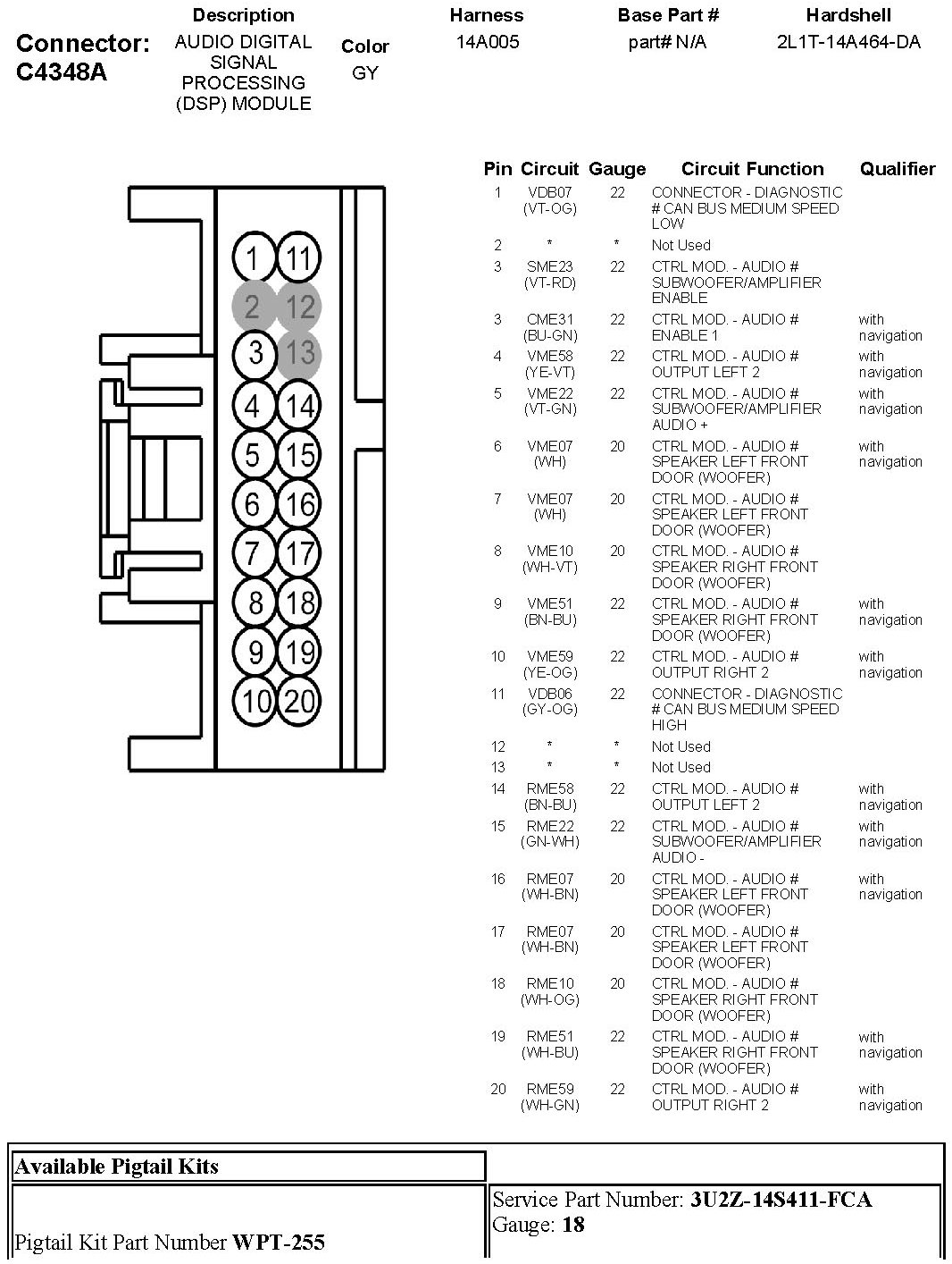 Factory service manual diagram