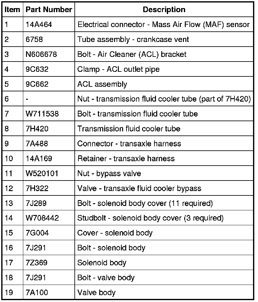 Factory service manual diagram