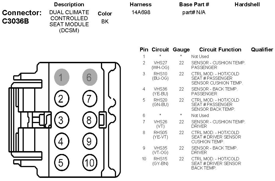 Factory service manual diagram