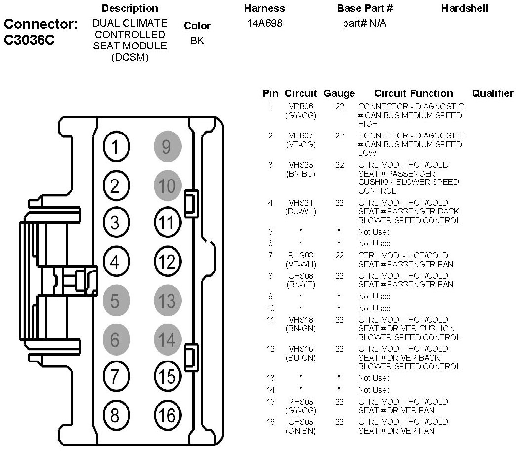 Factory service manual diagram