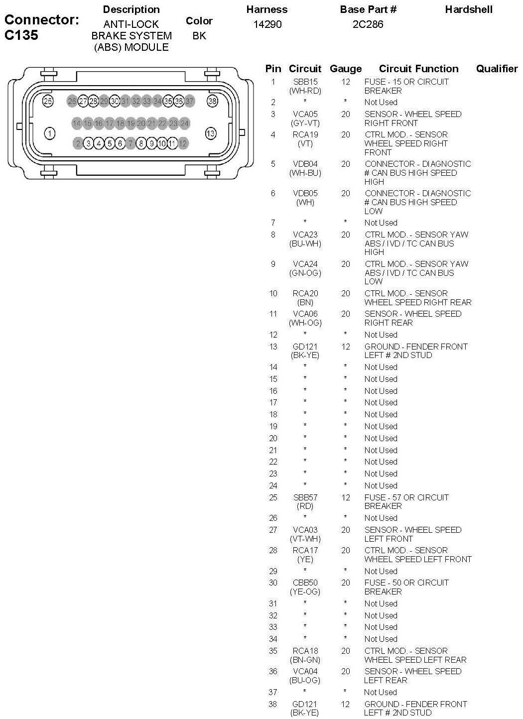 Factory service manual diagram