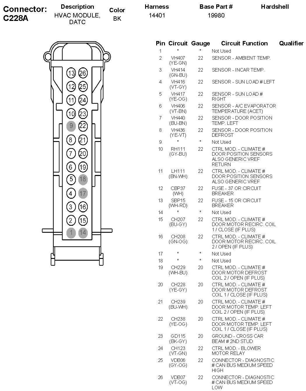 Factory service manual diagram