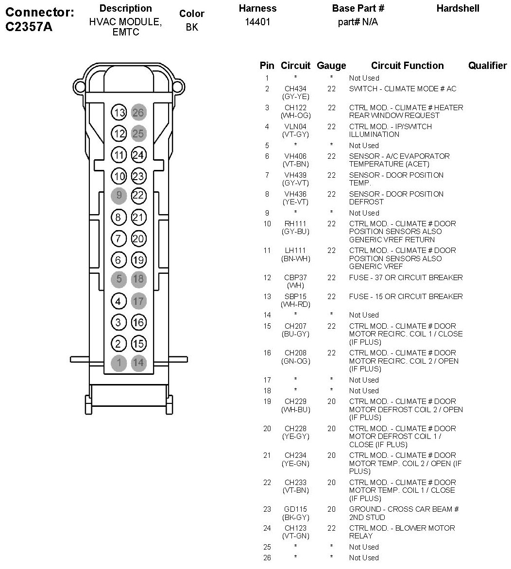 Factory service manual diagram