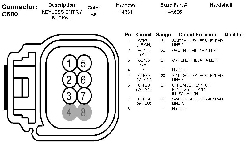 Factory service manual diagram