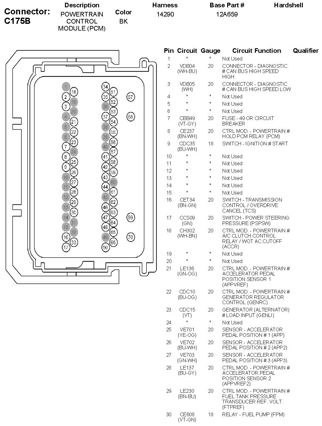 Factory service manual diagram