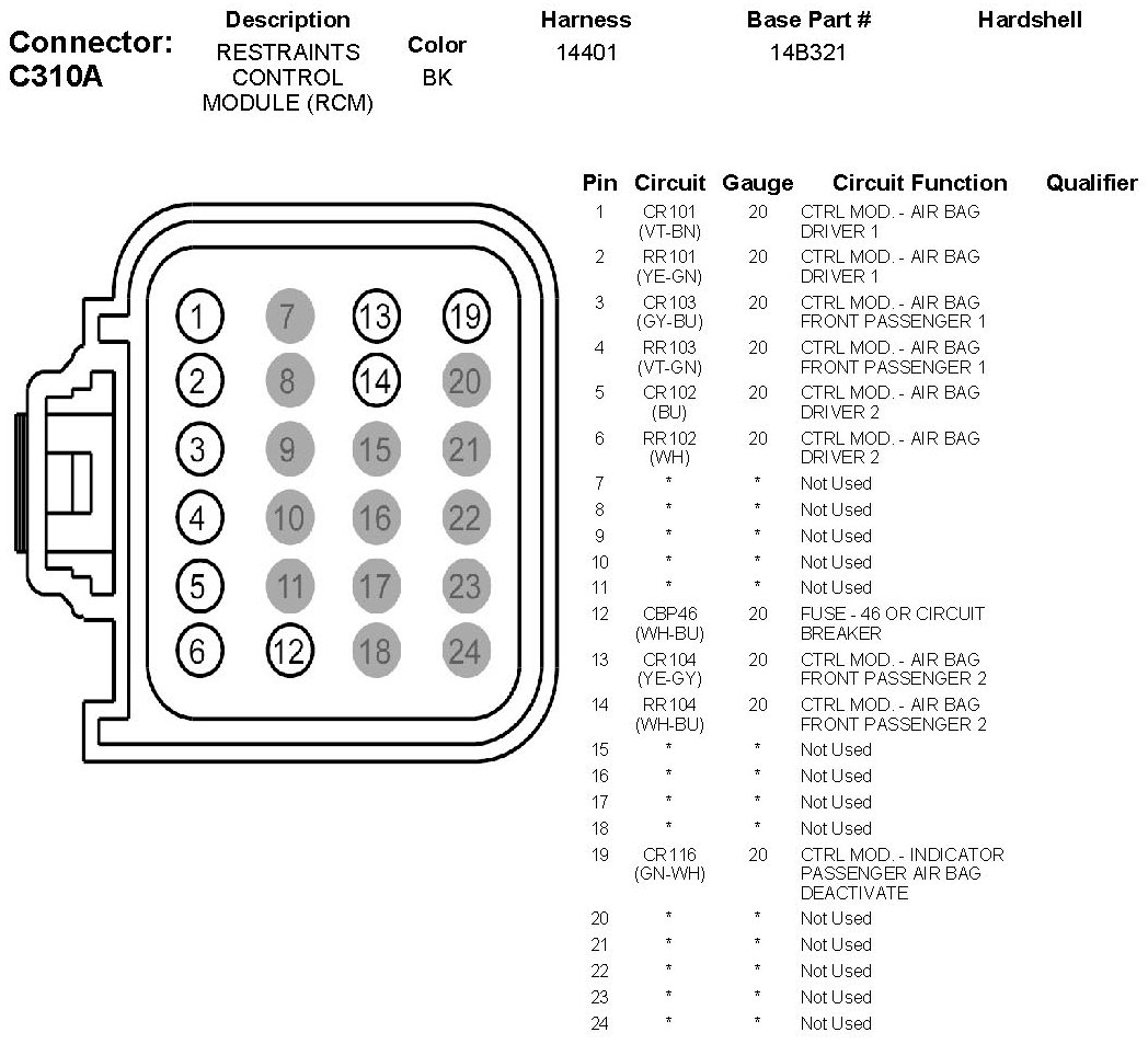 Factory service manual diagram