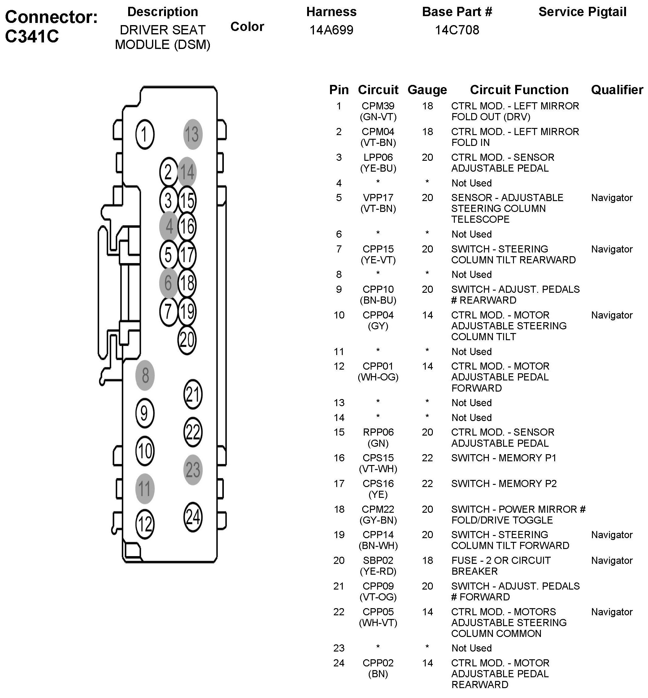 Factory service manual diagram