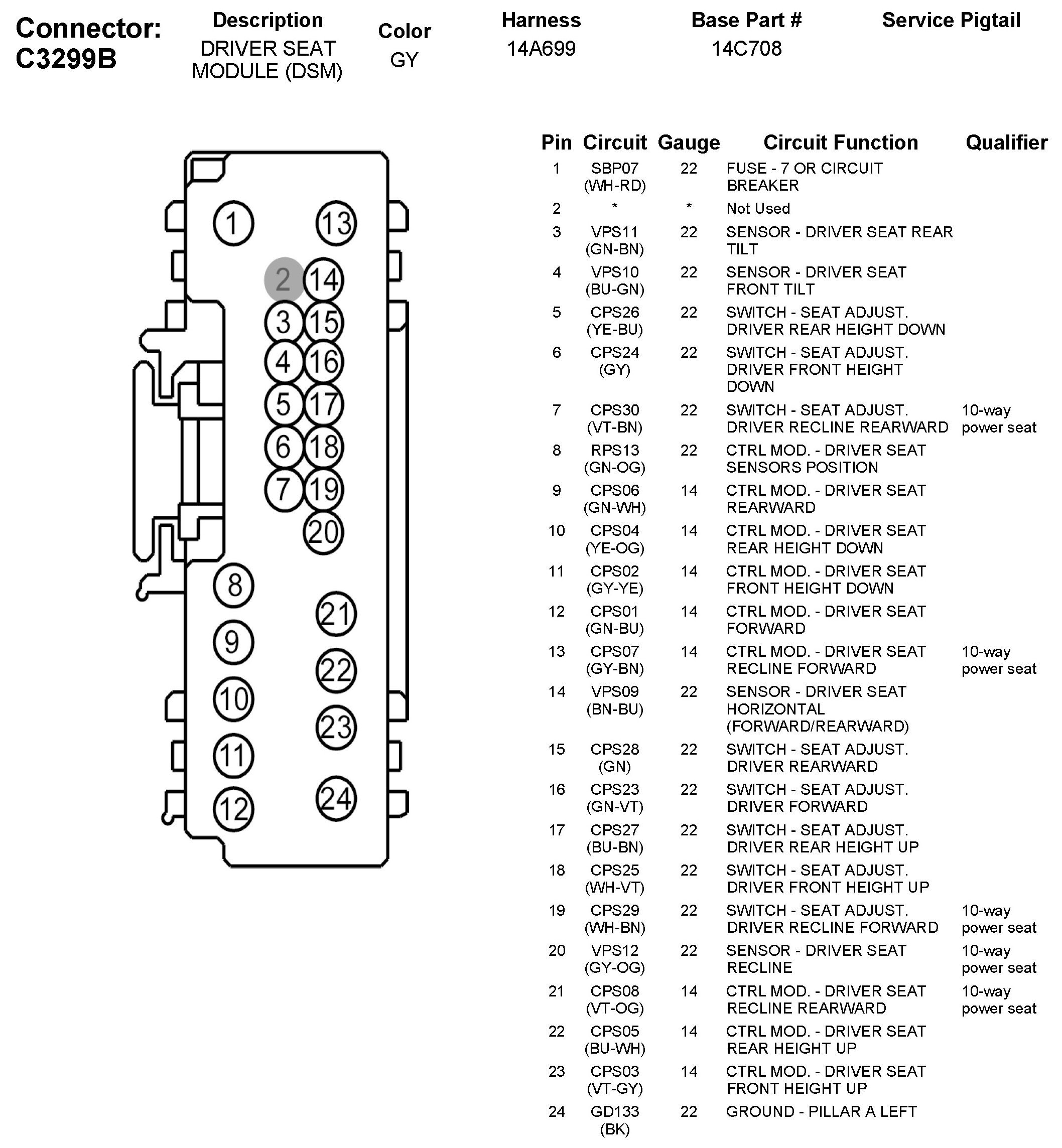 Factory service manual diagram