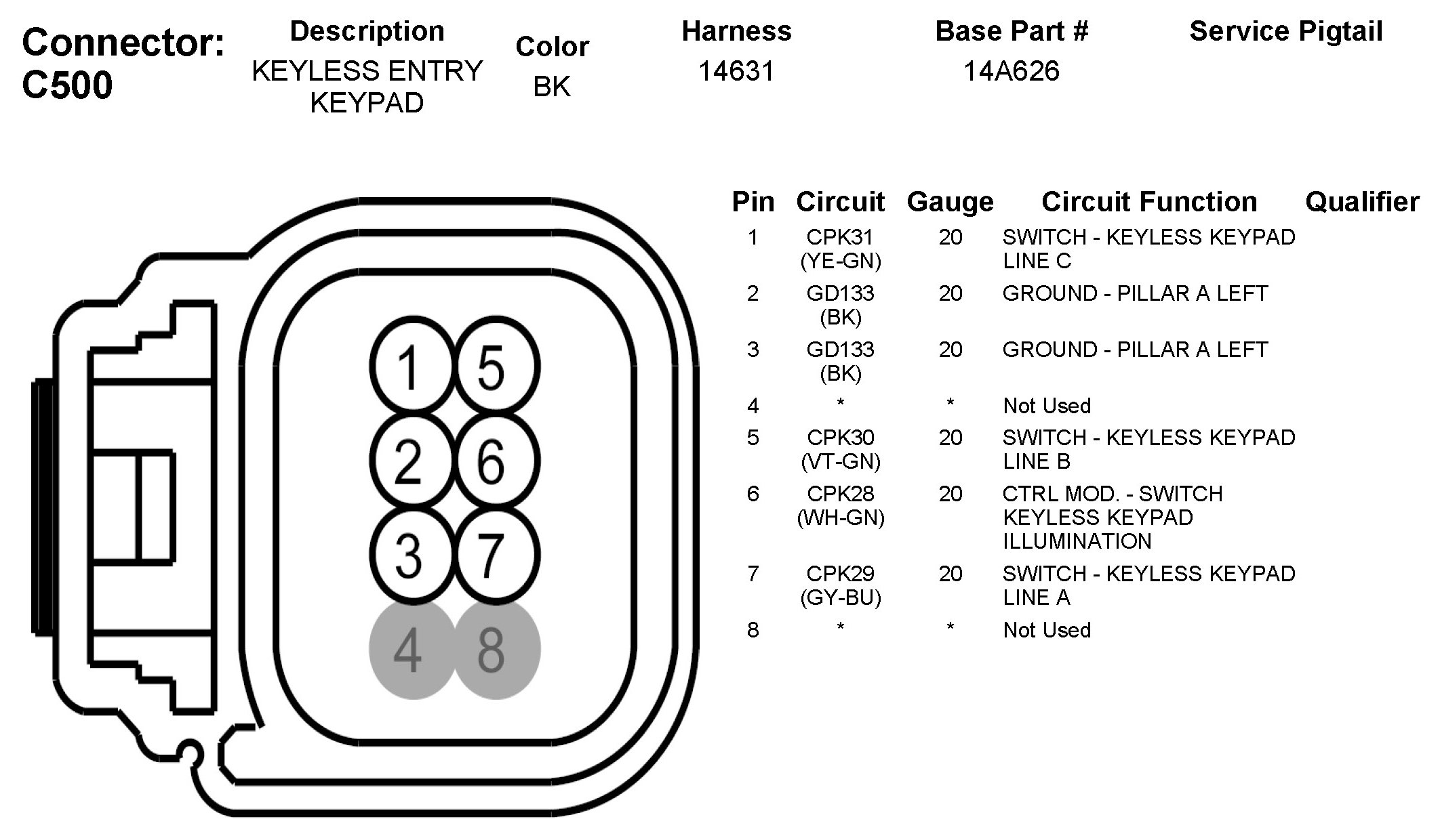 Factory service manual diagram