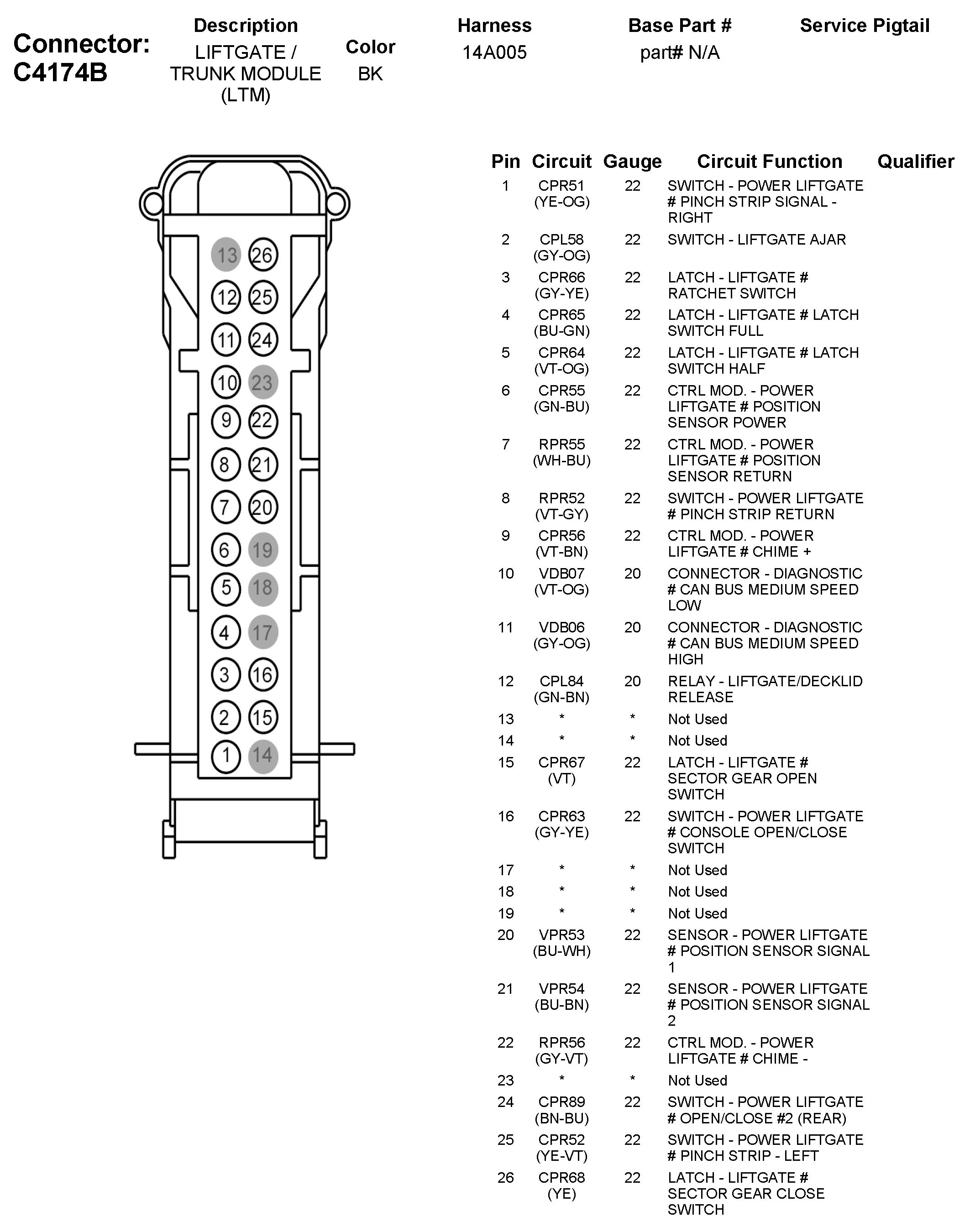 Factory service manual diagram