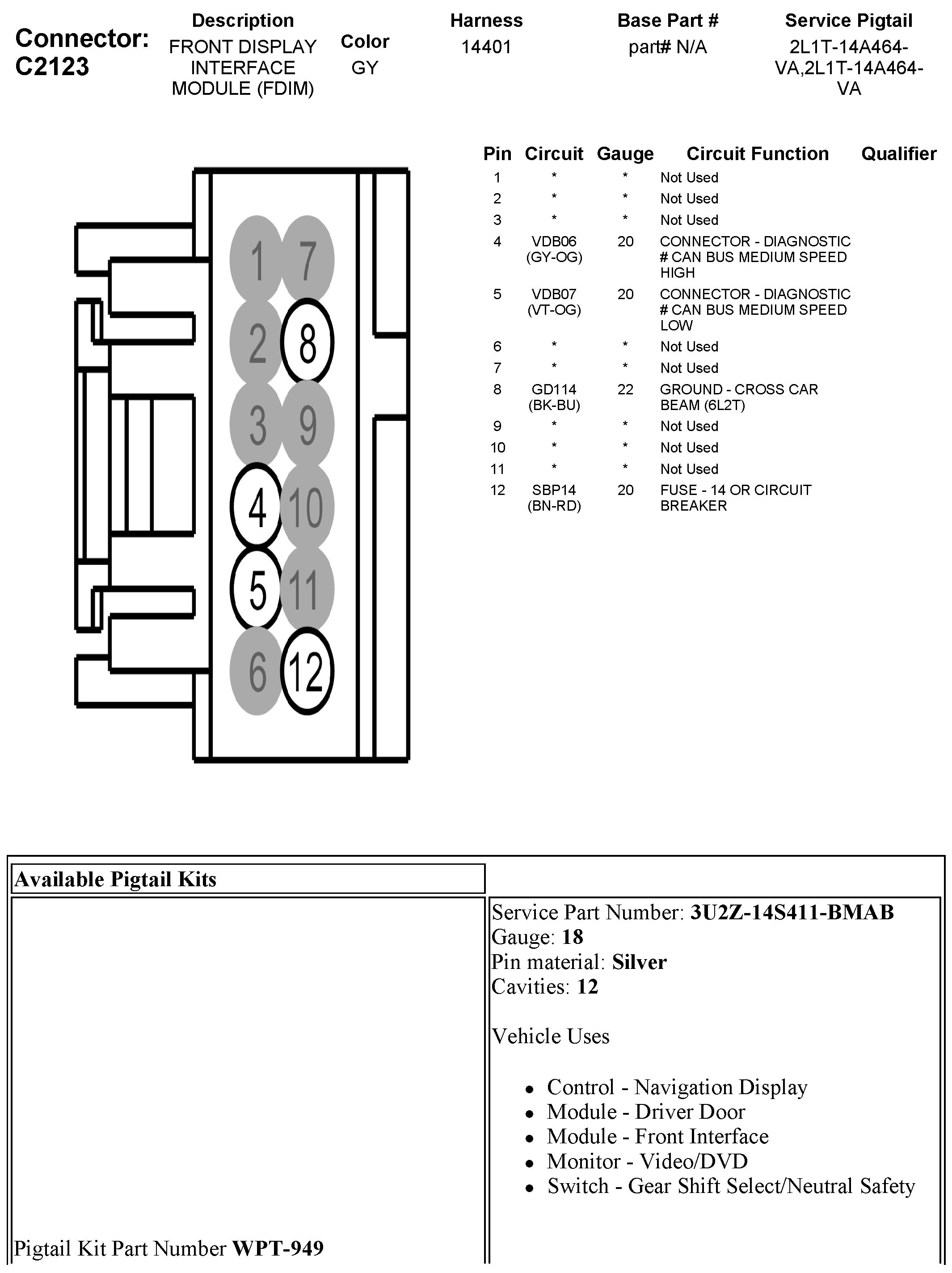 Factory service manual diagram