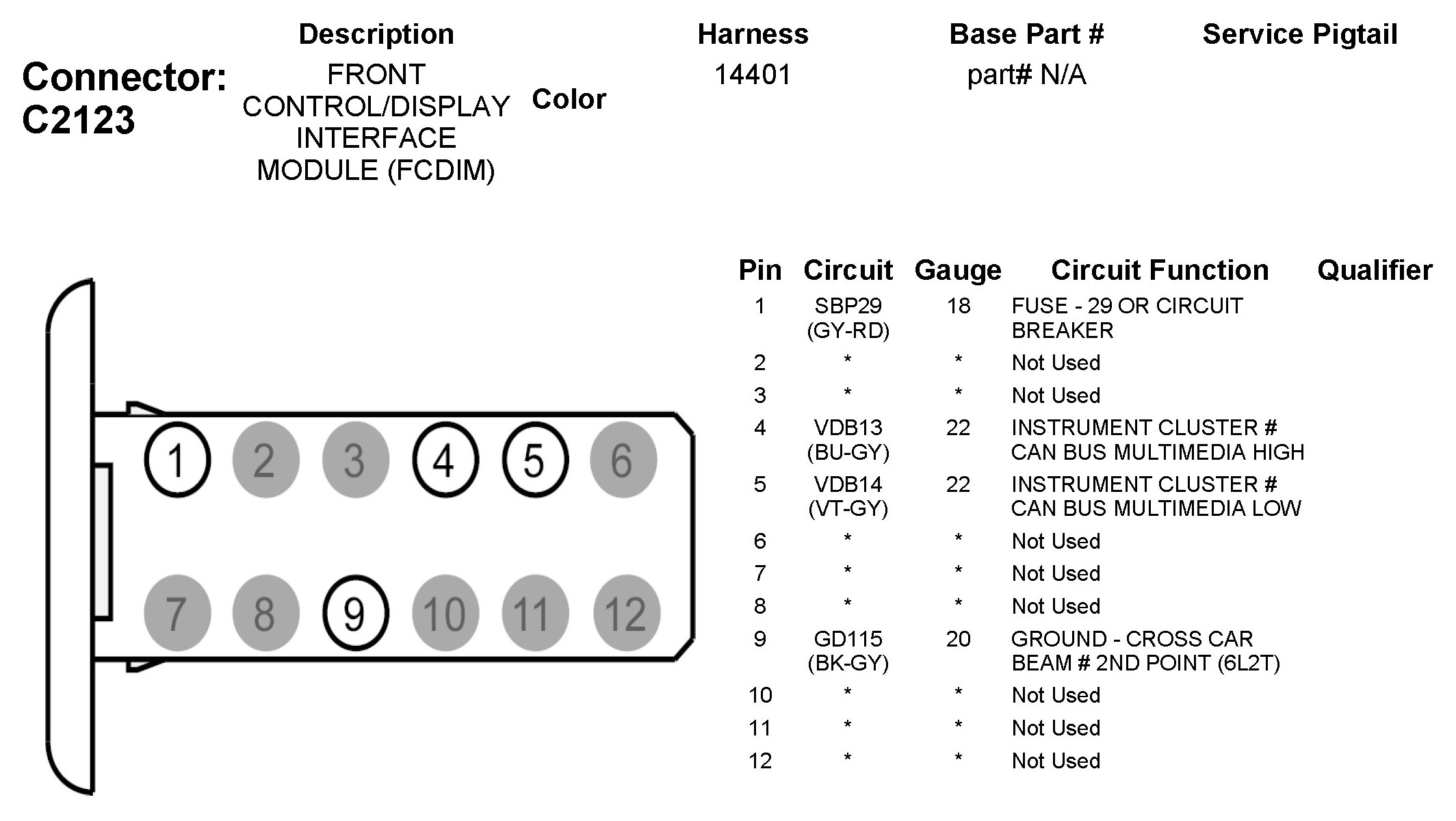 Factory service manual diagram