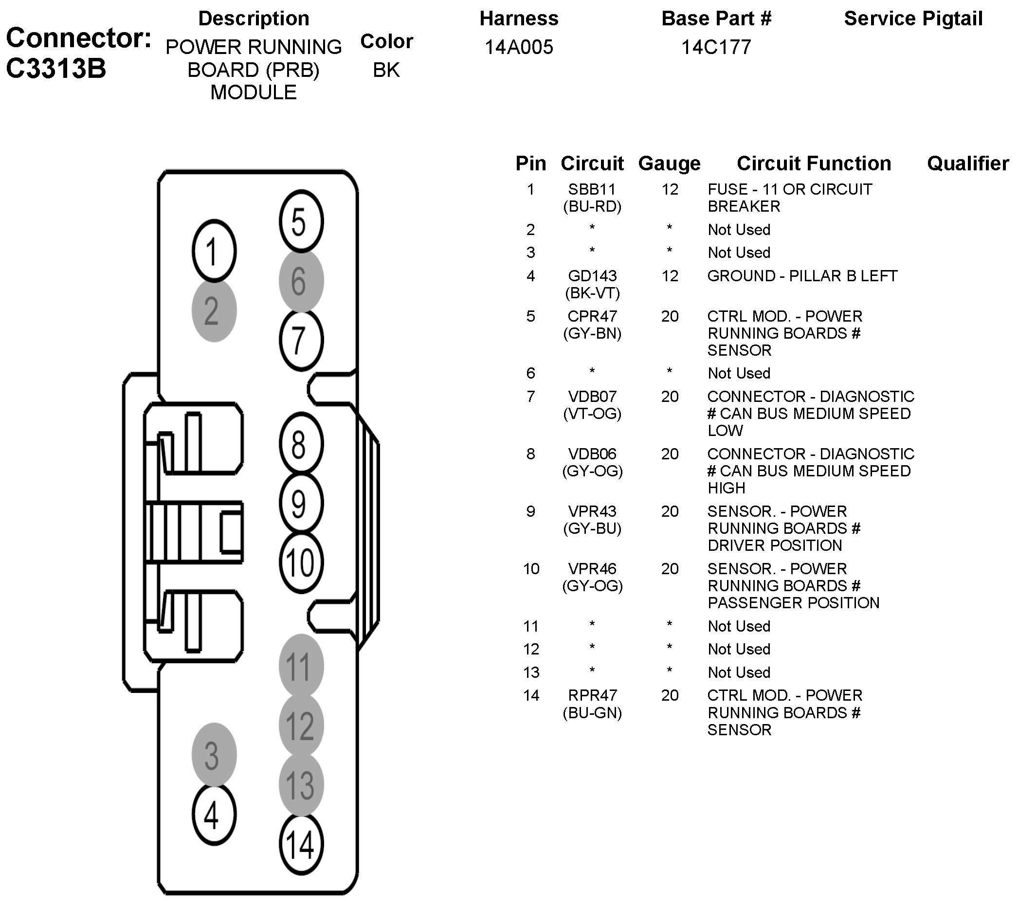 Factory service manual diagram