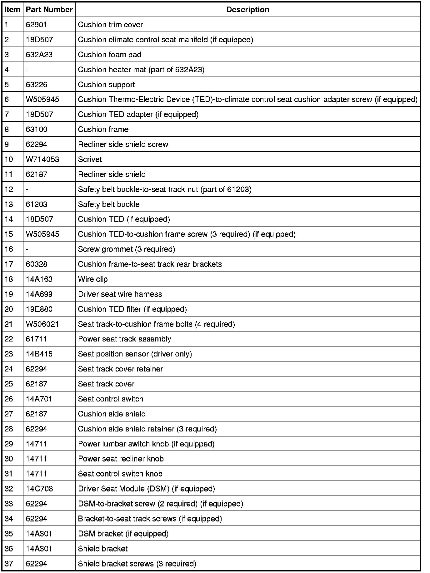 Factory service manual diagram