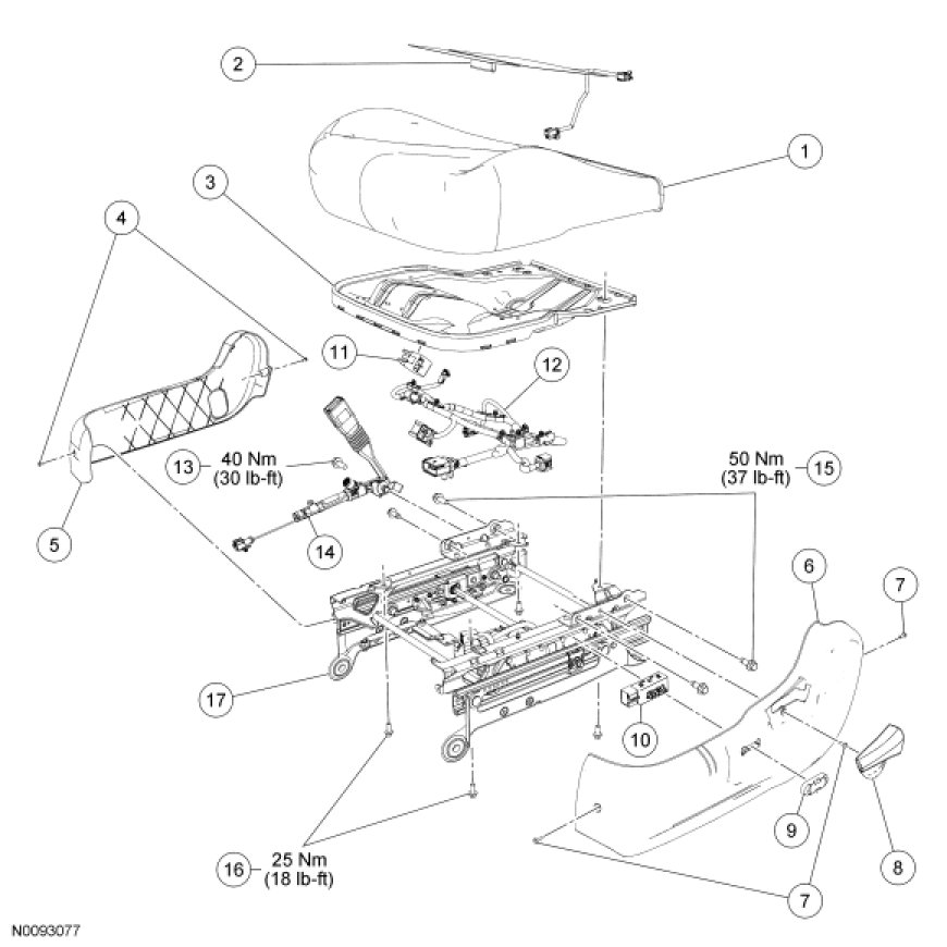 Factory service manual diagram