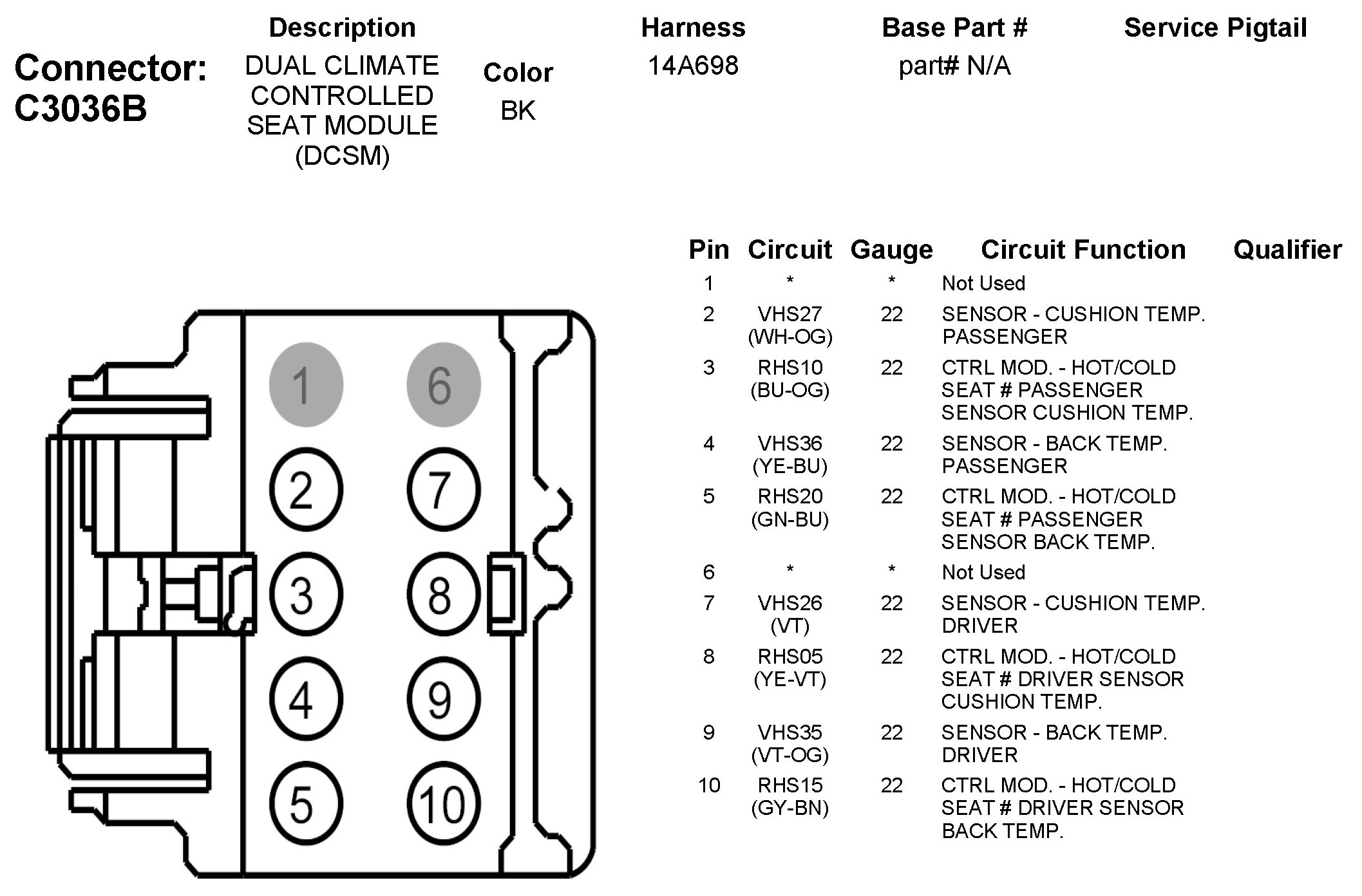 Factory service manual diagram