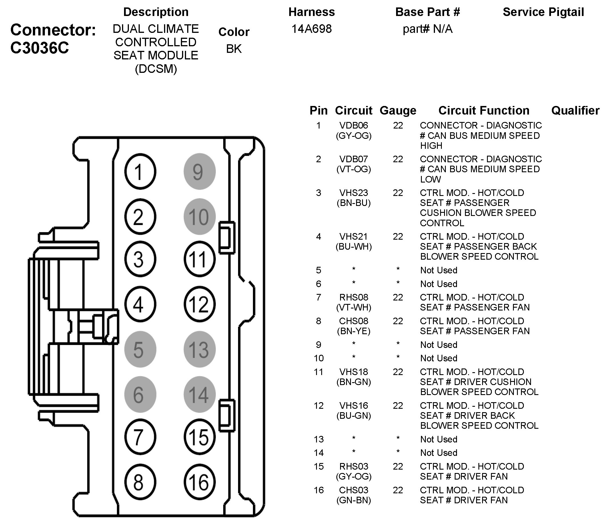 Factory service manual diagram