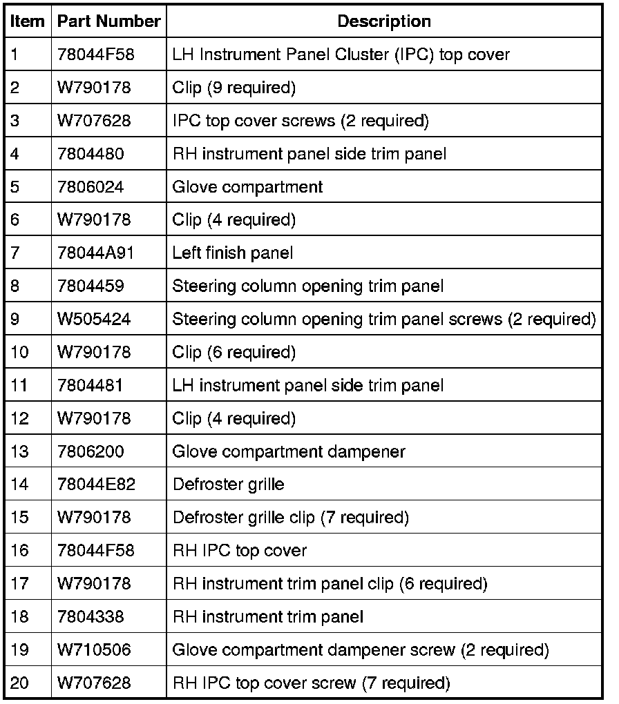 Factory service manual diagram