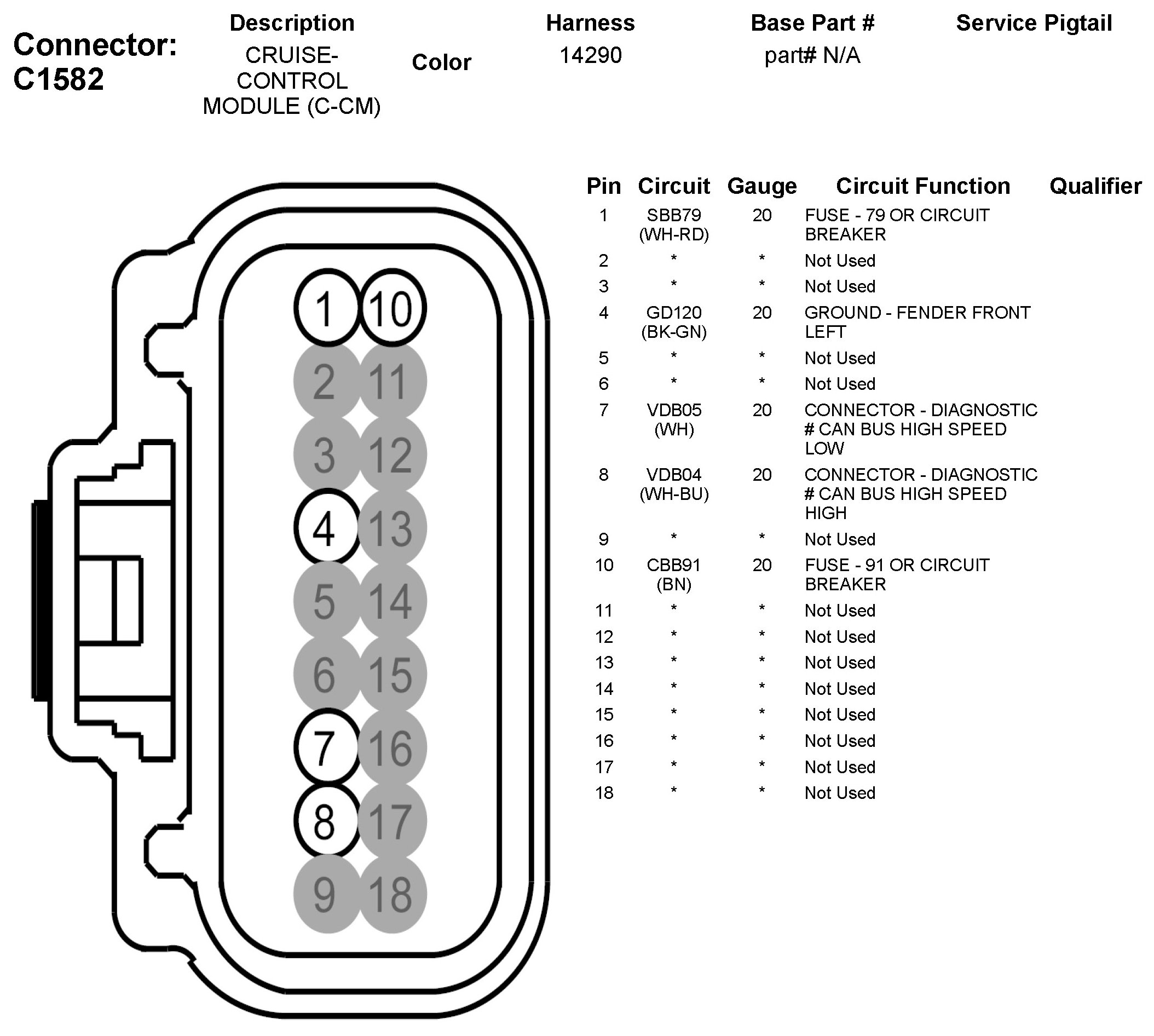 Factory service manual diagram