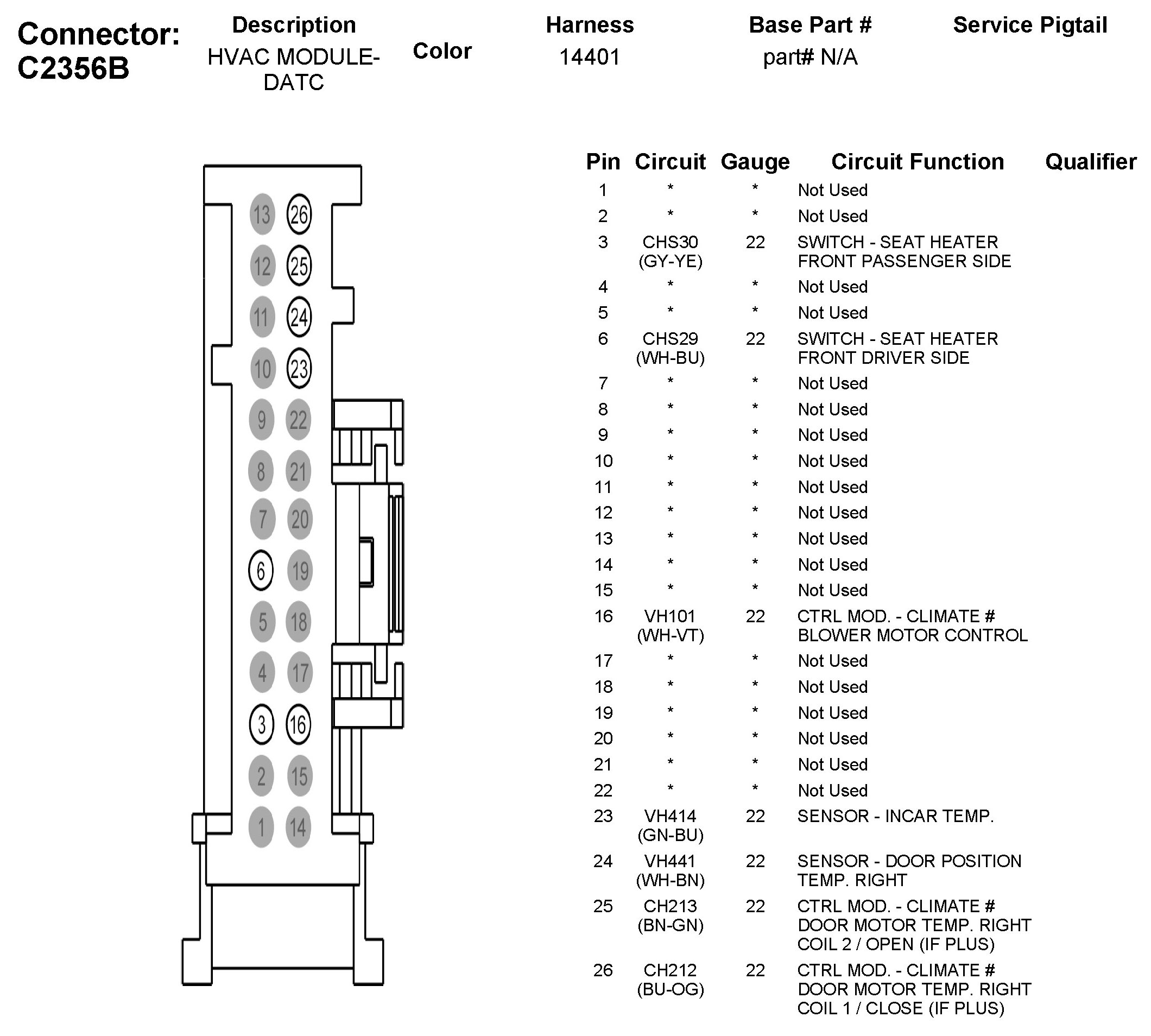 Factory service manual diagram