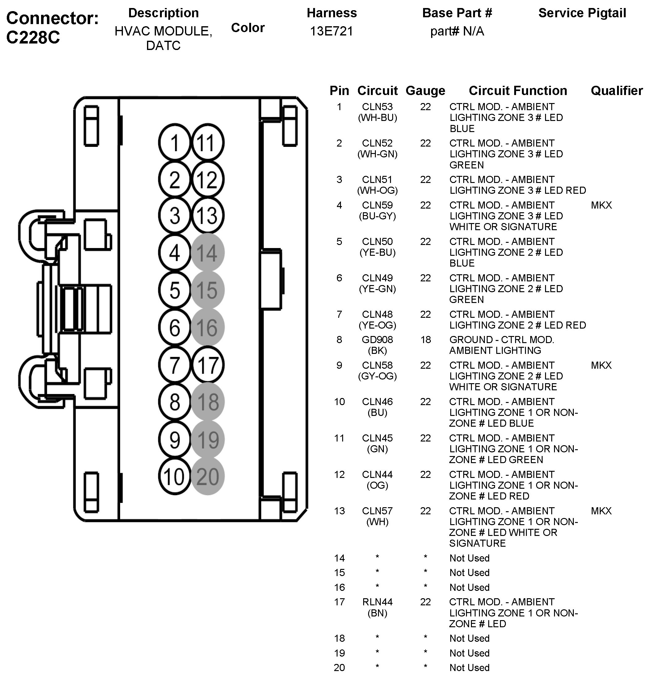 Factory service manual diagram