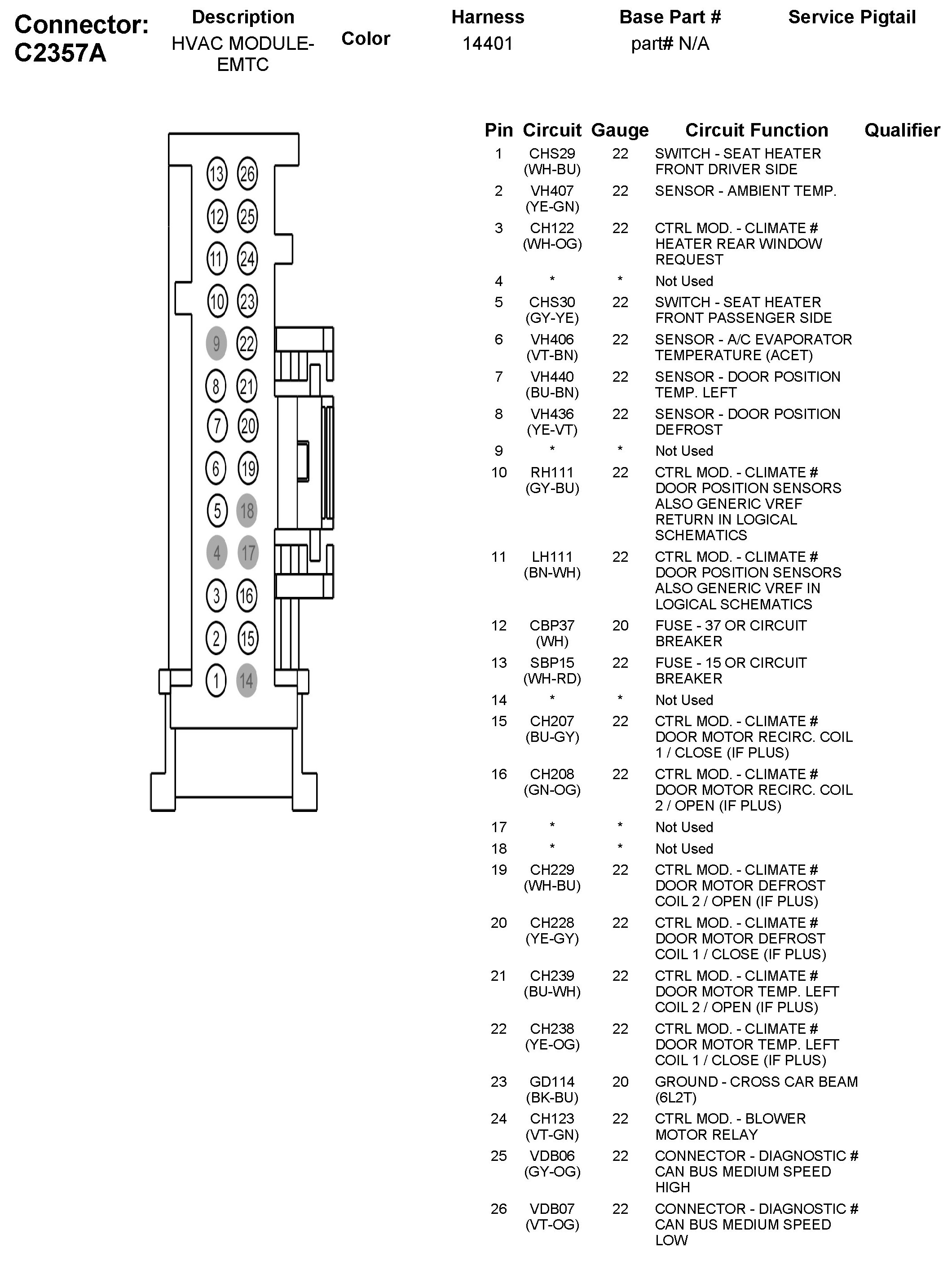 Factory service manual diagram