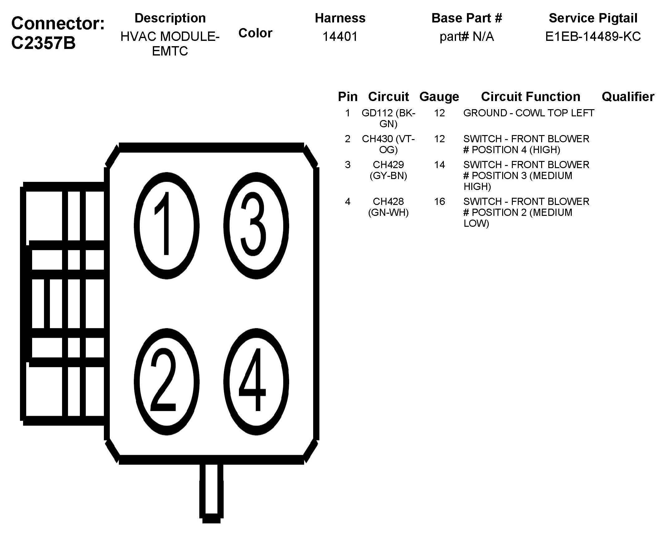 Factory service manual diagram
