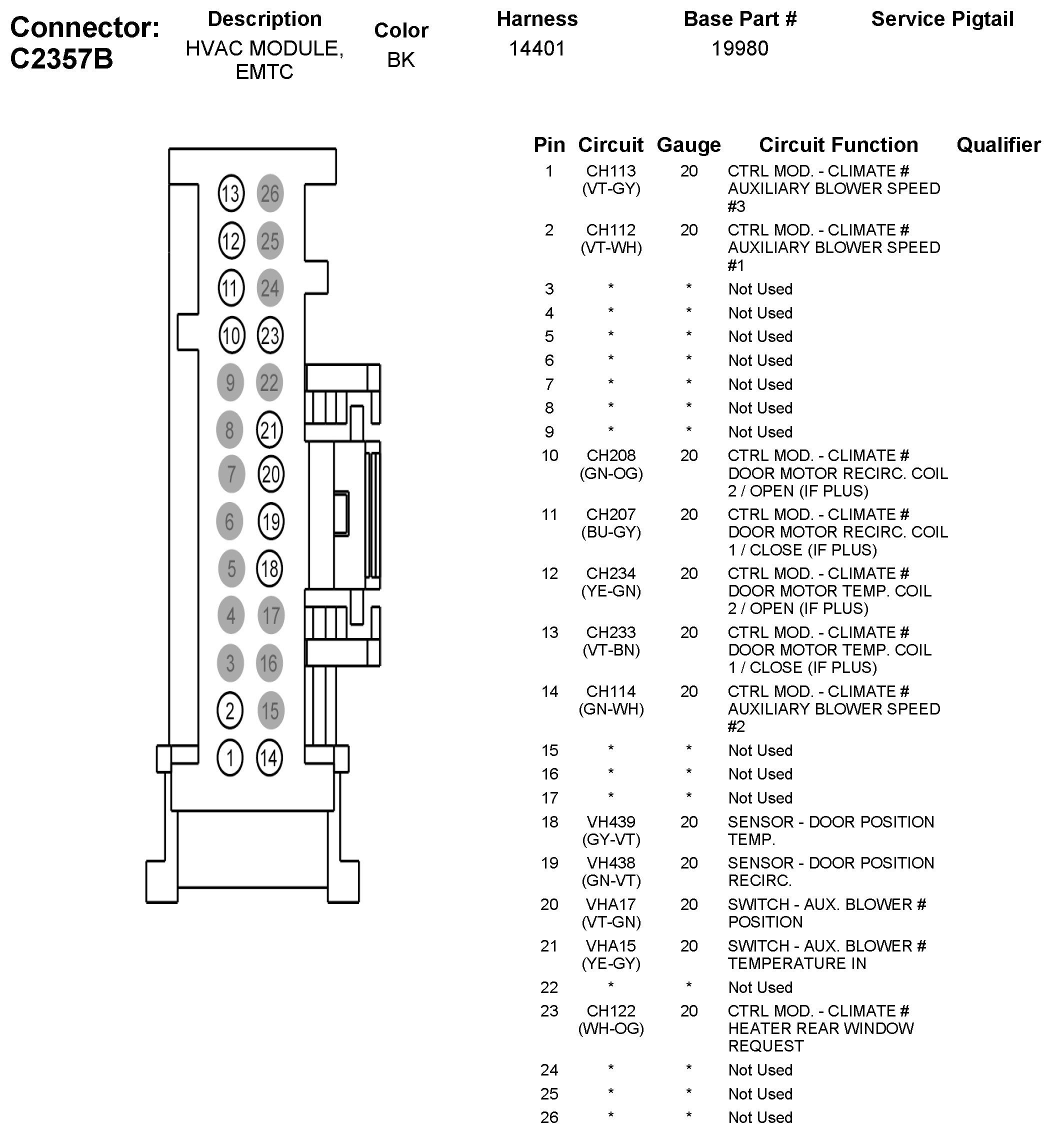 Factory service manual diagram