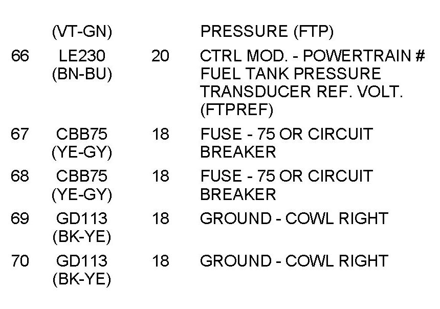 Factory service manual diagram
